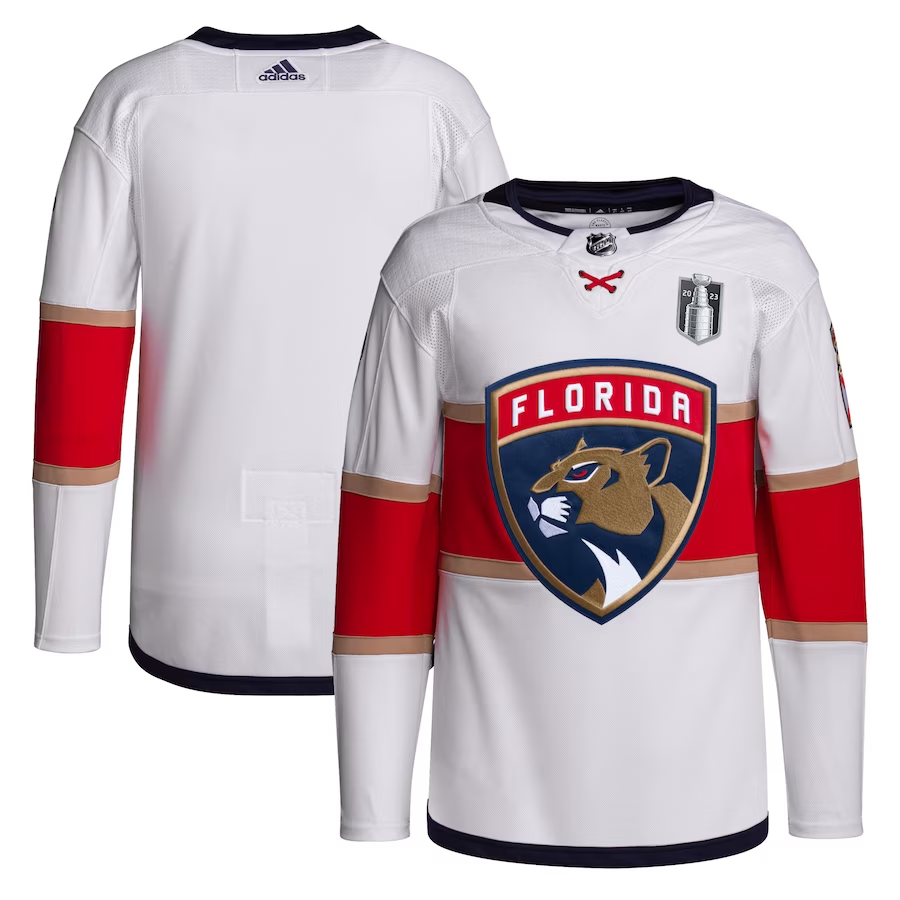 Men's Florida Panthers White Blank Jersey